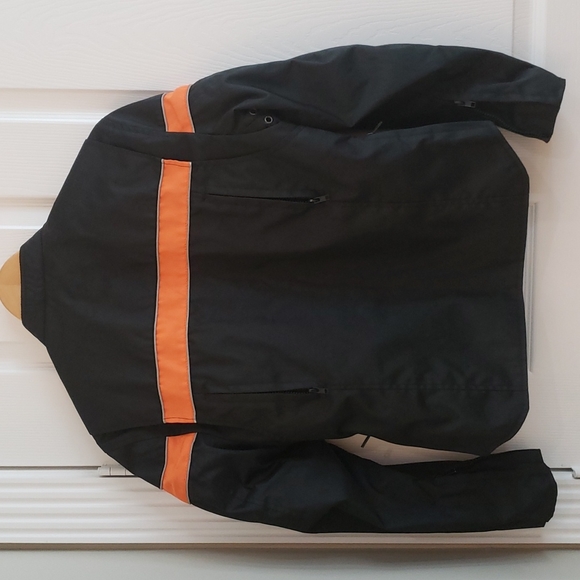 Women's Daniel Donovan muli- weather nylon motorcycle jacket size Small.  Black - Picture 2 of 8